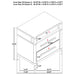 Robinson - 3 Drawer Nightstand - White Furniture Max