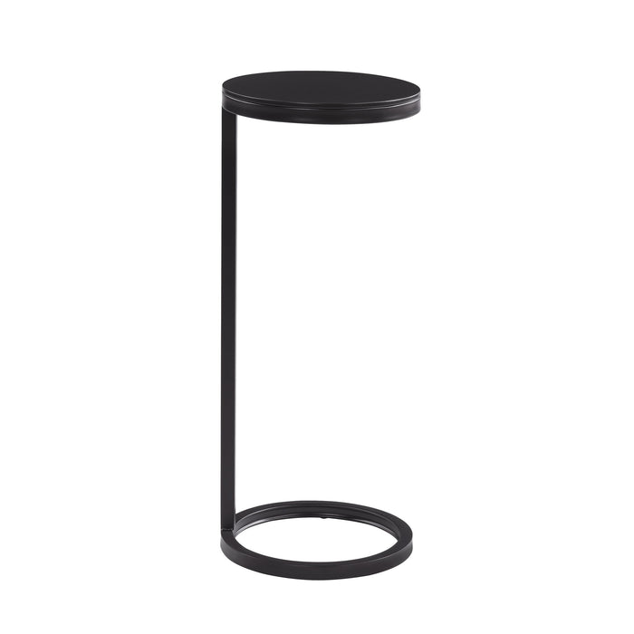 Yancey - Round Accent Table - Antique Bronze