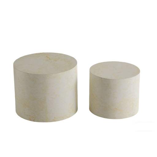 Modern Round Nesting Coffee Table (Set of 2) Home Essentials