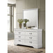 6 Drawer Dresser With Mirror Furniture Max