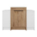 48" Freestanding Bathroom Vanity With Sink And 2 Storage Cabinets, Soft Closing Door - Imitative Oak / White Home Essentials