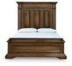 Frantanna - 3 Pc. - Queen Panel Storage Bed, Dresser And Mirror - Brown Signature Design by Ashley®