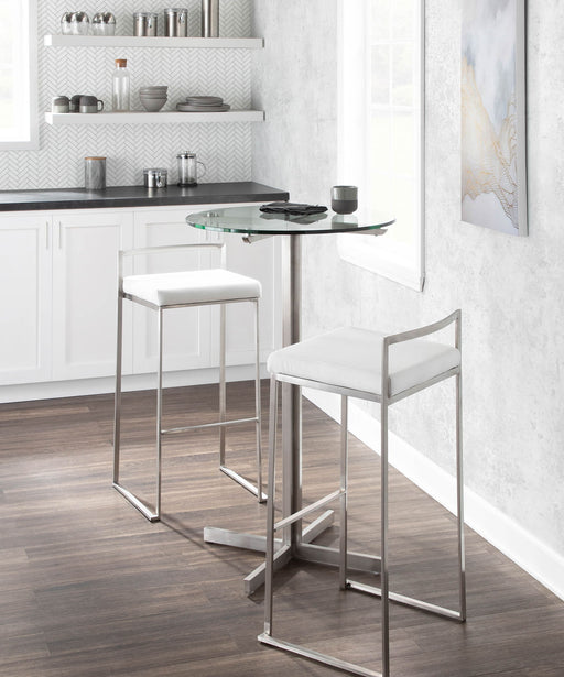 Fuji - Contemporary And Elegant Design Stackable Barstool Lumi Source