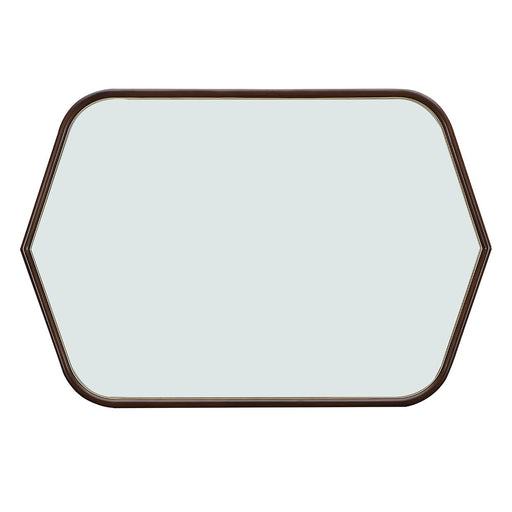 Houston - Wall Mirror - Walnut Michael Amini
