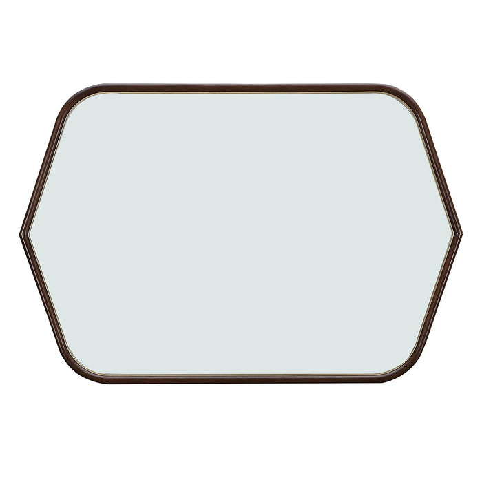 Houston - Wall Mirror - Walnut