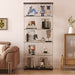 Display Cabinet With Shelf Double Doors And Lock Home Essentials