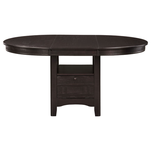 Illkirch - Oval Extension Leaf Dining Table With Expandable Surface - Espresso Furniture Max