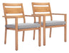 Rader - Outdoor Dining Chair (Set of 2) - Natural Zuo Modern