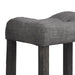 Transitional Style Counter Height Dining Stool With Footrest (Set of 2) Home Essentials
