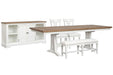 Kingston - Extendable Trestle Dining Table Set Magnussen Furniture