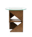 Vector - Round Accent Table - Russet Magnussen Furniture