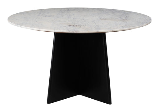 Strela - Dining Table - White / Black Zuo Modern