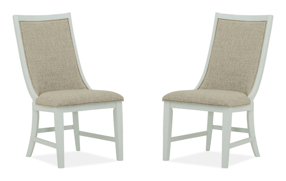 Heron Cove - Upholstered Host Side Chair (Set of 2) - Dark Brown Magnussen Furniture