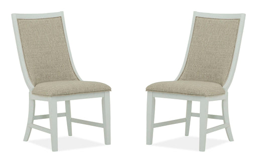 Heron Cove - Upholstered Host Side Chair (Set of 2) - Dark Brown Magnussen Furniture