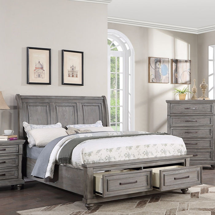 3 Piece Bedroom Set, Bed With 2 Nightstands Home Essentials
