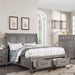 3 Piece Bedroom Set, Bed With 2 Nightstands Home Essentials