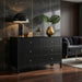 Modern 6 Drawer Fluted Dresser Home Essentials
