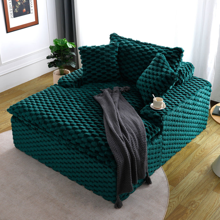 Comfort Bearing Sofa With 2 Pillows And 1 Backrest - Green Home Essentials