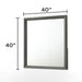 Denver - Square Mirror Matrix Furniture Group