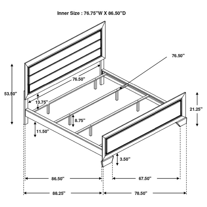 Oatfield - Storage Bedroom Set Furniture Max