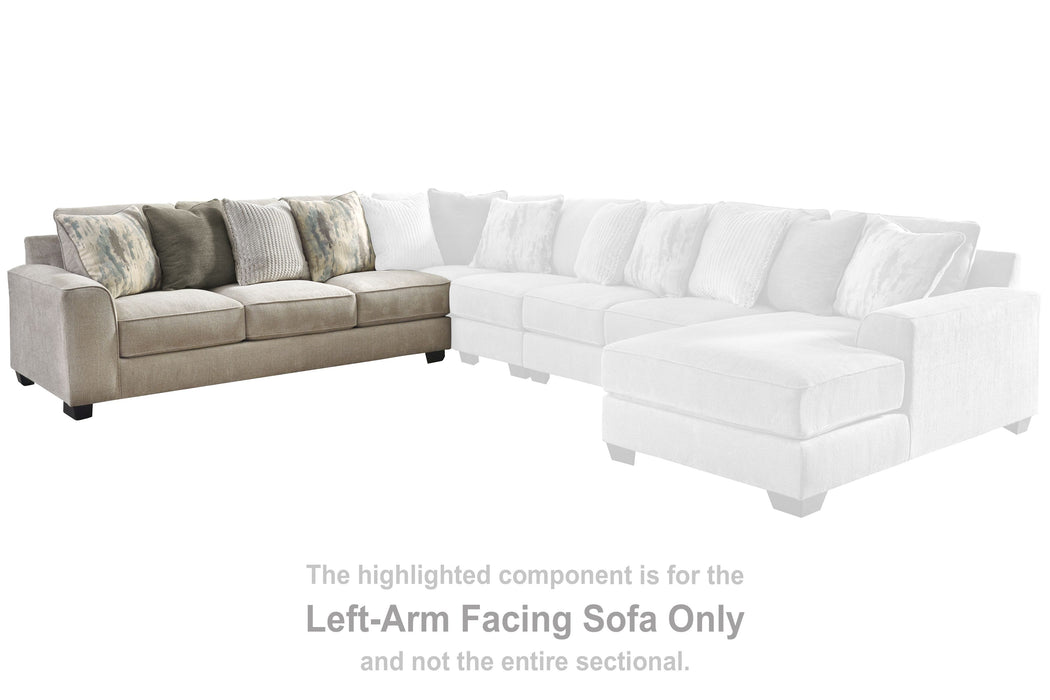Ardsley - Pewter - LAF Sofa