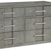 6 Drawer Dresser - Gray - Wood Matrix Furniture Group