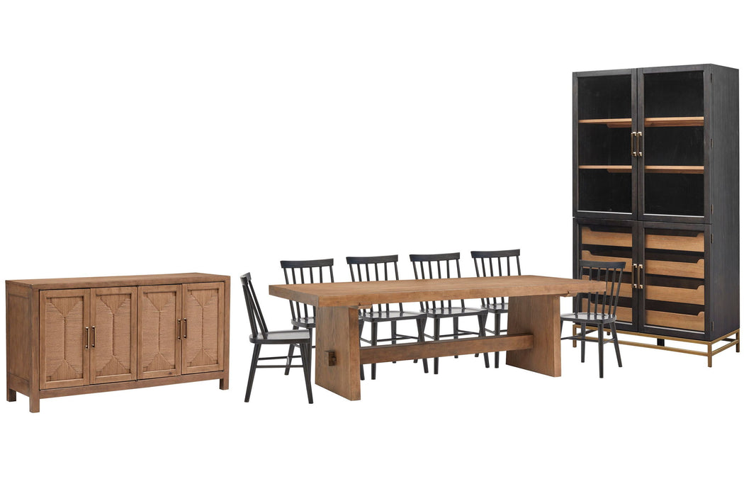 Lindon - Trestle Dining Table Set Magnussen Furniture
