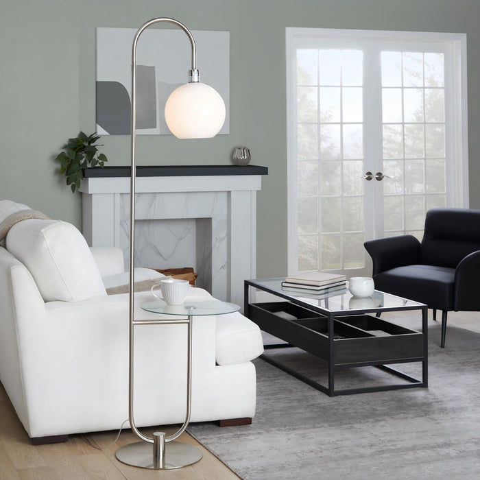 Trombone - Contemporary / Glam Floor Lamp Lumi Source