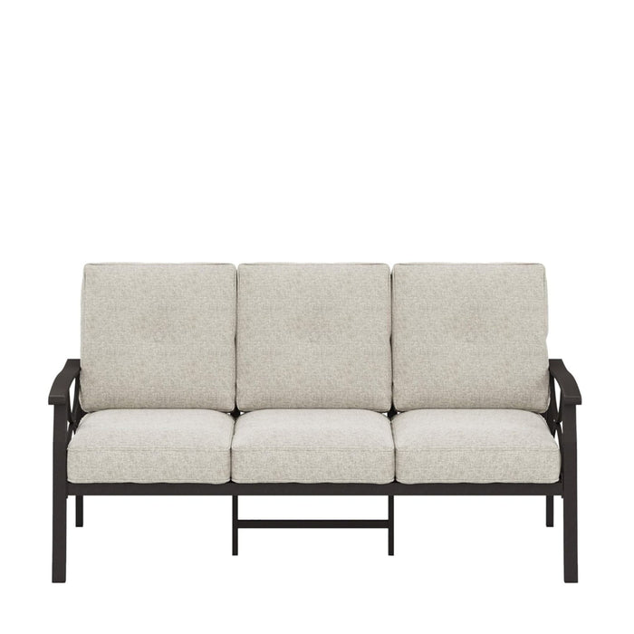 All-Weather 3 Seat Patio Sofa With Cushions