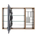 Wall Mounted Bathroom Mirror Cabinet, Adjustable Shelves - Imitative Oak Home Essentials