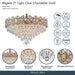 Michael Amini Lighting - Regalia 21-Light Crystal Chandelier - Gold Michael Amini