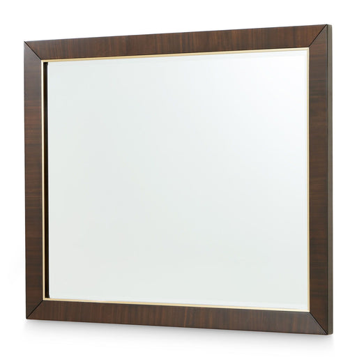 Belmont Place - Wall Mirror - Dark Brown Michael Amini