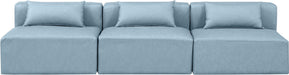 Cube - Modular 3 Seat Armless Sofa Meridian Furniture