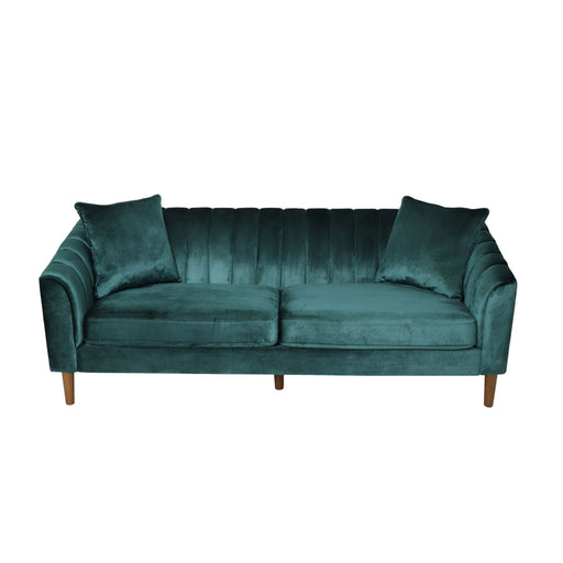 Contemporary 3 Seater Sofa With Accents Noble House