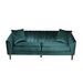 Contemporary 3 Seater Sofa With Accents Noble House