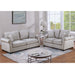 Contemporary 2 Piece Sofa Set With Matching Pillows Home Essentials