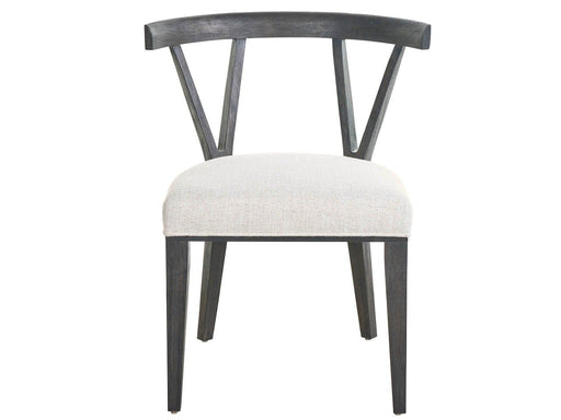 Dwell - Basalt Side Chair (Set of 2) - Dark Gray / White Universal Furniture