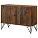 Komomo - 1 Adjustable Shelf Accent Cabinet - Gray Furniture Max