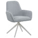Flare - Arm Side Dining Chair With Tufting - Gray Furniture Max