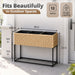 Solhome - Planter Box, 3 Removable Inserts, Indoor / Outdoor - Light Brown Daily Nest