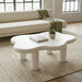 Cloud Shaped Coffee Table With 4 Round Legs Home Essentials