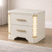 Jasmine - Nightstand With Side LED Lightning - Beige Matrix Furniture Group