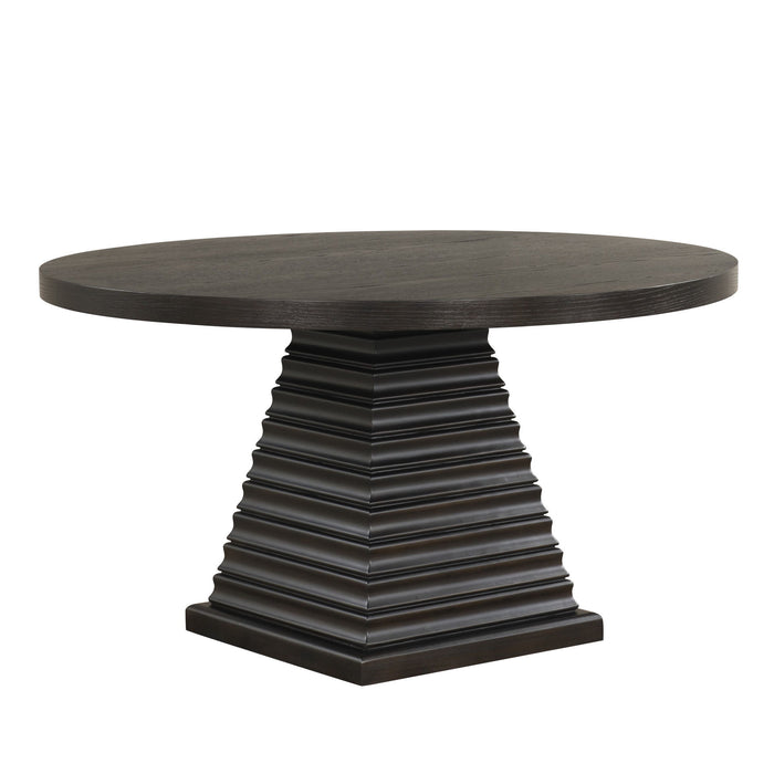 Plateau - Round Dining Top - Rustic Espresso