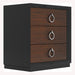 Emporio - Nightstand - Black / Dark Brown Franco Spain