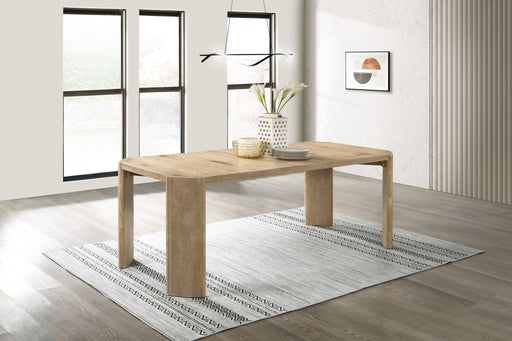 Magnus - Extendable Rectangular Dining Table - Oak Finish Lilola Home