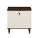 Carena - Nightstand With USB - White & Brown ACME
