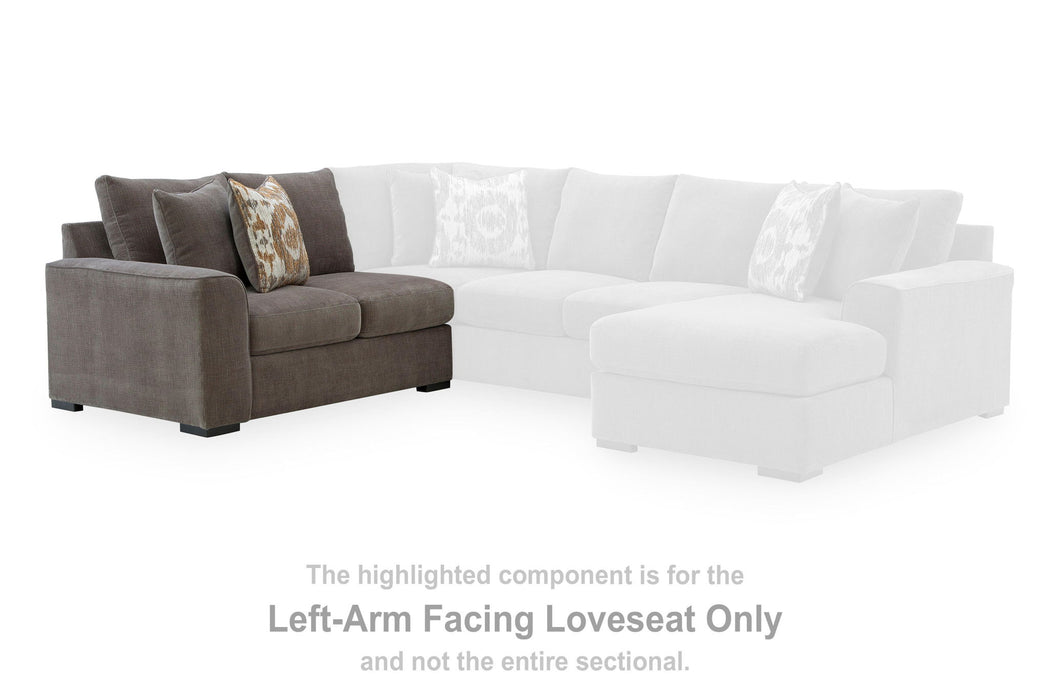 Larson Levee - LAF Loveseat - Espresso Signature Design by Ashley®