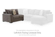Larson Levee - LAF Loveseat - Espresso Signature Design by Ashley®