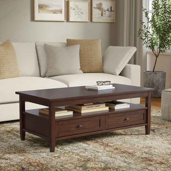 Warm Shaker - Coffee Table With Functional Storage Simpli-Home