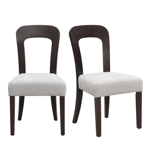 Upholstered Dining Chairs (Set of 2) - Gray Noble House